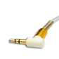 Cavo audio jack stereo AUX da 100 cm da 3,5 mm maschio a maschio con protezione antipiega