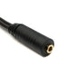 SYSTEM-S Audio Y Kabel 150 cm Stereo AUX Klinke 6,35mm Stecker & Stecker zu 3,5 mm Buchse