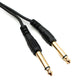 SYSTEM-S Audio Y Kabel 150 cm Stereo AUX Klinke 6,35mm Stecker & Stecker zu 3,5 mm Buchse