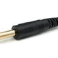 Cable de audio SYSTEM-S 150 cm estéreo AUX jack 6,35 mm macho a macho en color negro