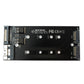SYSTEM-S NVME M.2 Adapter 2x AHCI to PCIE Express 3 4.0 Slimline SFF-8654 8X Raid Card