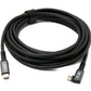 Câble SYSTEM-S USB 3.2 Gen 1, 5 m, adaptateur type C mâle vers mâle, angle, noir