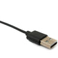 SYSTEM-S USB 2.0 cable 100 cm charging cable for Oppo Band 3 Pro 3 2 Smartwatch in black
