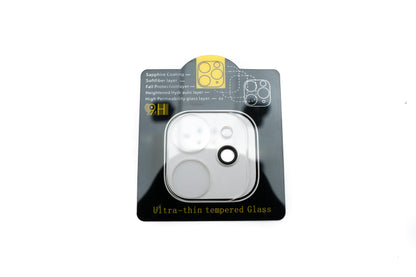 SYSTEM-S Kamera Schutz Linse Objektiv Abdeckung aus transparent Glas für iPhone 11