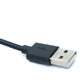 SYSTEM-S USB 2.0 Kabel 5 m Micro B Stecker zu Typ A Stecker in Schwarz