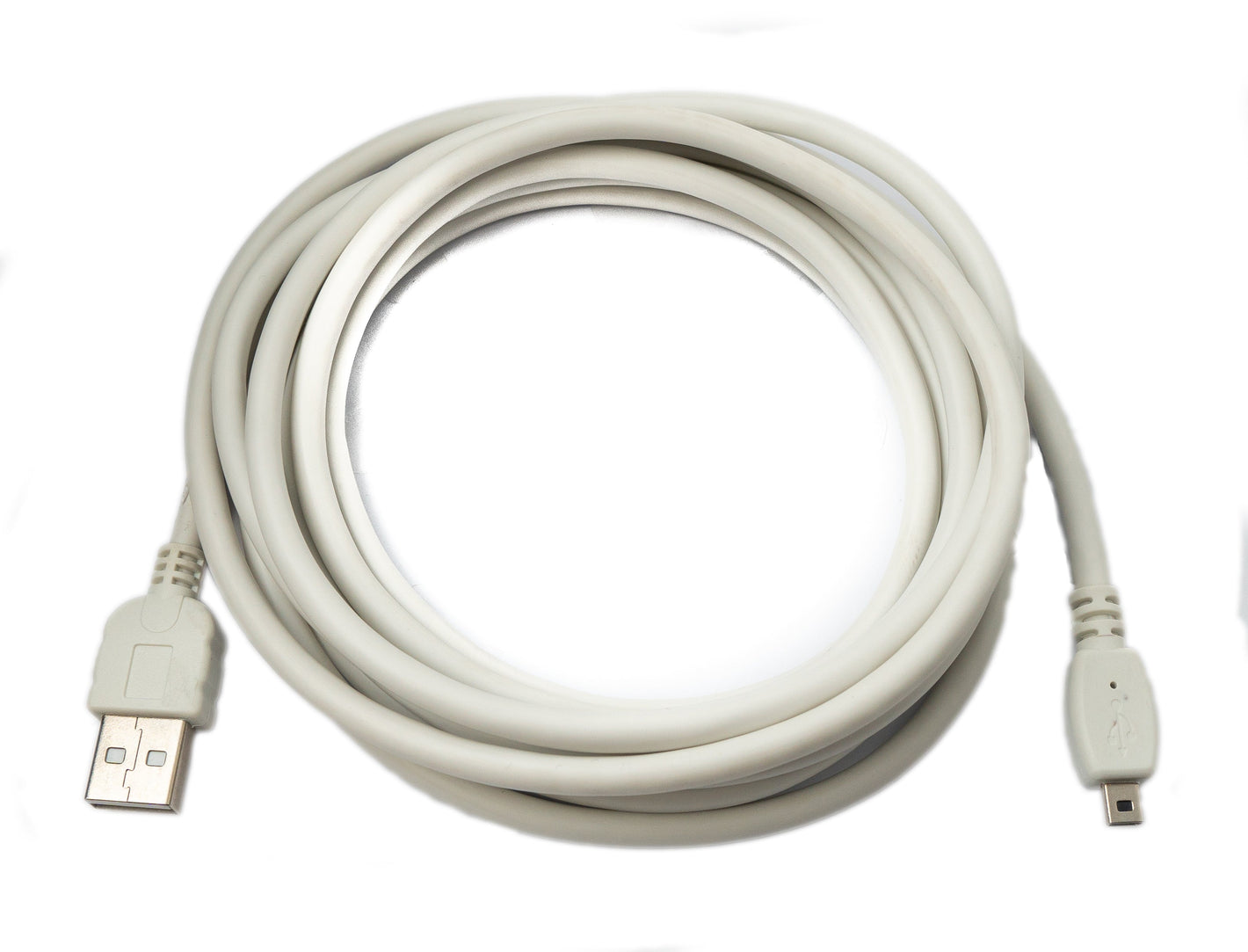USB 2.0 Kabel 300 cm Ladekabel für Nikon Coolpix Kameras in Weiß