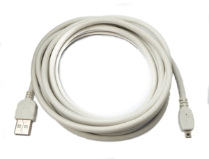 Câble USB 2.0 Câble de chargement de 300 cm pour appareils photo Nikon Coolpix en blanc