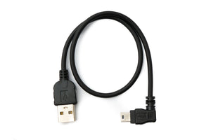 USB 2.0 Cable 30cm Mini B Female to Type A Male Adapter Angle for Garmin