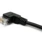 SYSTEM-S LAN cable 30 cm RJ45 plug to 8 pin terminal block angle in black