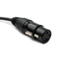 SYSTEM-S Audio Kabel 5 m XLR 3 polig Buchse zu 6.35 mm Klinke Stecker AUX Adapter
