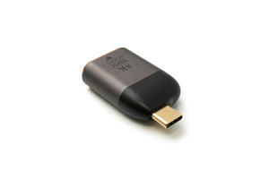 SYSTEM-S USB4 Adapter Typ C Stecker zu HDMI 2.1 Buchse 40 Gbit/s USB 4.0 Kabel in Grau