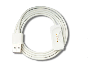 Cable USB 2.0 SYSTEM-S Cable de carga de 100 cm para Smartwatch Oppo Band 3 Pro 3 2 en color blanco