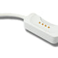 SYSTEM-S USB 2.0 cable 100 cm charging cable for Oppo Band 3 Pro 3 2 Smartwatch in white
