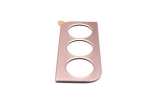 Tapa lente de protección de cámara SYSTEM-S aluminio para Samsung Galaxy S21 en color rosa