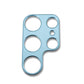 SYSTEM-S Camera Protection Lens Cover Aluminum for Samsung Galaxy S22 Ultra in Blue