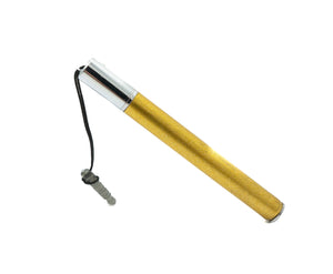 SYSTEM-S Touchpen Stylus made of aluminum in yellow for tablet smartphone laptop surface