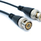 SYSTEM-S 2x BNC 25 cm Buchse zu Pigtail offenes Ende in Schwarz