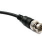 SYSTEM-S Audio Kabel 180 cm 6.35 mm Klinke Stecker zu BNC Buchse AUX Adapter in Schwarz