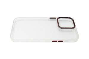 SYSTEM-S protective case shockproof made of TPU in white transparent case for iPhone 14 Pro Max