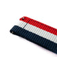 Bracelet SYSTEM-S 20 mm en nylon pour montre intelligente Samsung Galaxy Watch 4 en coloré