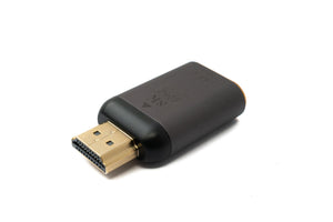 SYSTEM-S USB4 Adapter Typ C Stecker zu HDMI 2.1 Buchse 40 Gbit/s USB 4.0 Kabel in Grau