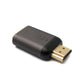 SYSTEM-S USB4 Adapter Typ C Stecker zu HDMI 2.1 Buchse 40 Gbit/s USB 4.0 Kabel in Grau