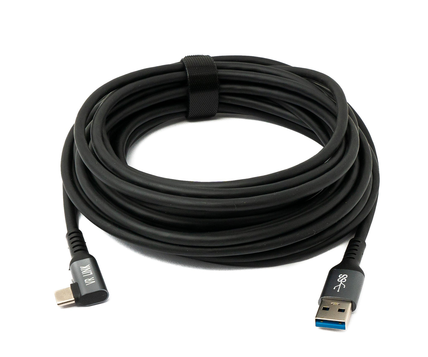 Cable SYSTEM-S USB 3.2 Gen 1 5m Tipo C Macho a 3.0 Tipo A Macho Adaptador Ángulo Negro