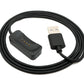 SYSTEM-S USB 2.0 cable 100 cm charging cable for Oppo Band 3 Pro 3 2 Smartwatch in black