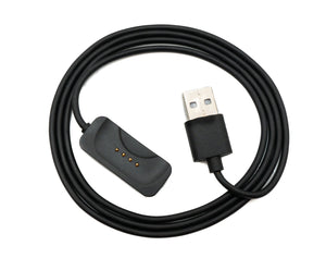 SYSTEM-S USB 2.0 Kabel 100 cm Ladekabel für Oppo Band 3 Pro 3 2 Smartwatch in Schwarz