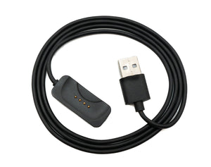 Cavo USB 2.0 Cavo di ricarica da 100 cm per smartwatch Oppo Band 3 Pro 3 2 in nero