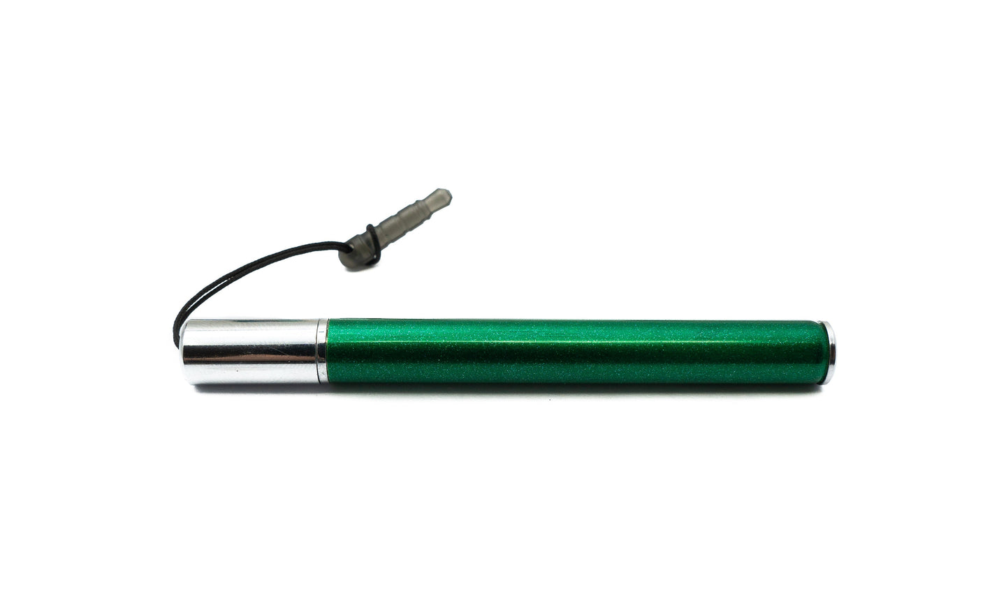 SYSTEM-S Touchpen Stylus aus Aluminium in Grün für Tablet Smartphone Laptop Surface