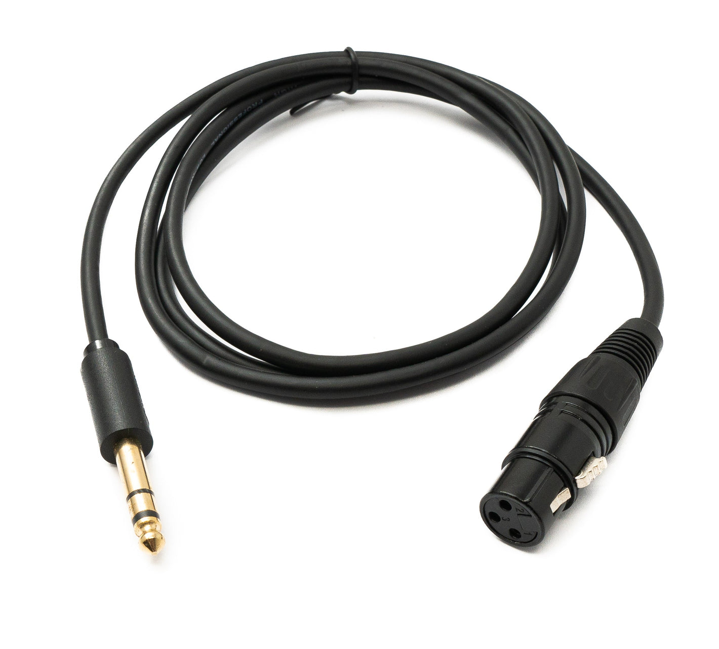 Cavo audio da 150 cm presa XLR a 3 pin su adattatore jack jack da 6,35 mm AUX