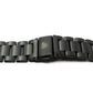 Bracelet SYSTEM-S 20 mm en métal pour Samsung Galaxy Watch 4 Smartwatch Noir