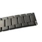Bracelet SYSTEM-S 20 mm en métal pour Samsung Galaxy Watch 4 Smartwatch Noir