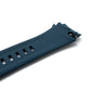 SYSTEM-S Armband flexibel aus Silikon 20mm für Huawei Watch 2 Smartwatch in Blau