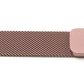SYSTEM-S Armband 20 mm Milanaise aus Metall für Huawei Watch Smartwatch in Rosa