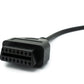SYSTEM-S OBD cable 30 cm OBD 2 socket for Mercedes Benz 14 pin black for car diagnostics