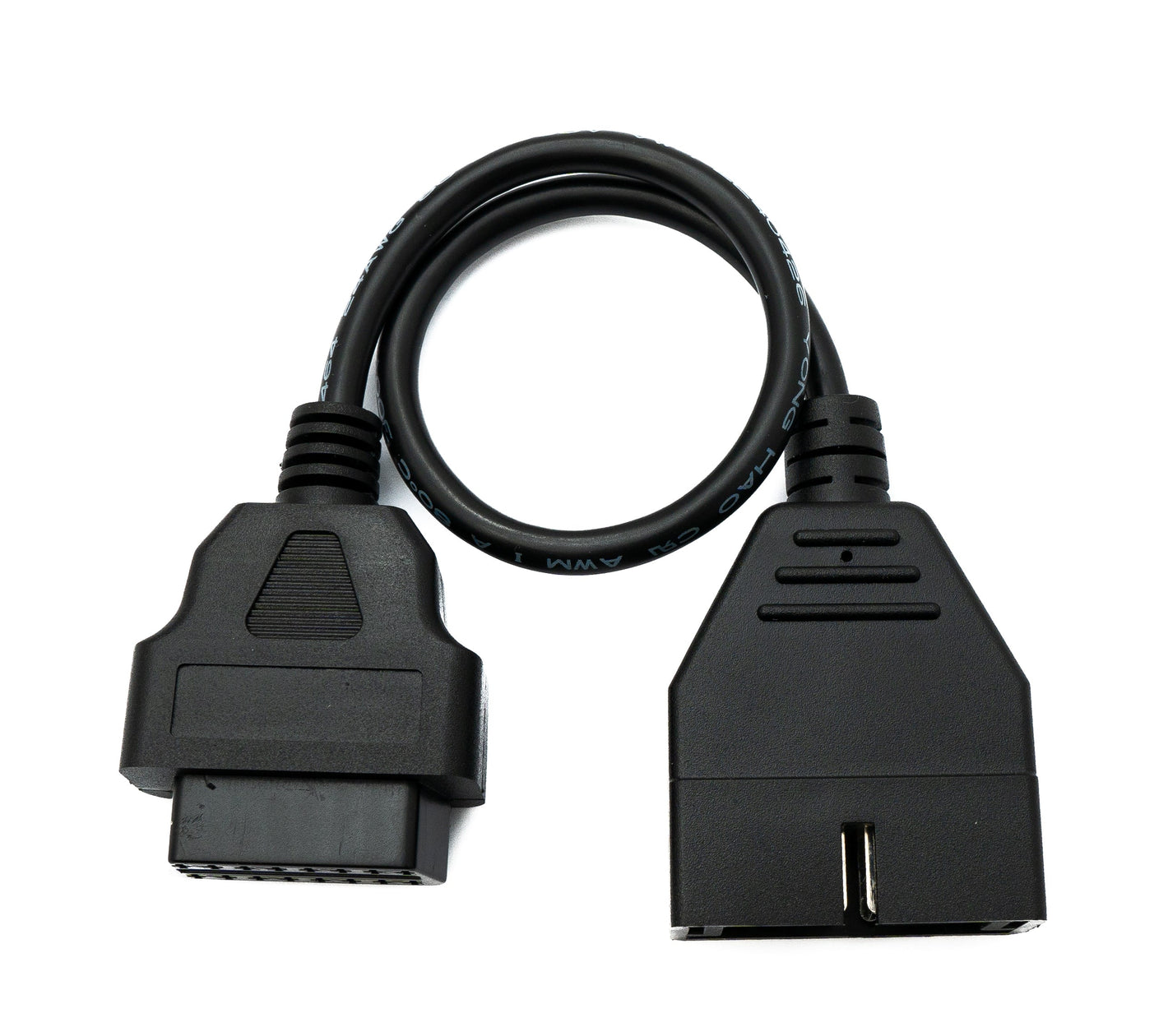 SYSTEM-S OBD Kabel 30cm OBD 2 Buchse für General Motors 12pin Schwarz für Auto Diagnose