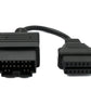 SYSTEM-S OBD cable 10 cm OBD 2 socket for Kia 20 pin in black for car diagnostics