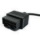 SYSTEM-S OBD cable 10 cm OBD 2 socket for Kia 20 pin in black for car diagnostics