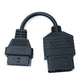 SYSTEM-S OBD cable 10 cm OBD 2 socket for Toyota 17pin in black for car diagnostics