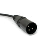 Cable de audio SYSTEM-S Conector AUX estéreo de 150 cm Conector de 6,35 mm a conector XLR en negro