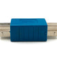 Câble adaptateur SYSTEM-S USB 3.0 type B mâle vers mâle en bleu