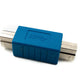 Câble adaptateur SYSTEM-S USB 3.0 type B mâle vers mâle en bleu