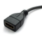 Cavo HDMI da 20 cm micro maschio a adattatore angolare femmina standard in nero