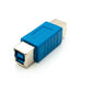 SYSTEM-S USB 3.0 Adapter Typ B Buchse zu Buchse Kabel in Blau