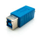 Adaptador USB 3.0 SYSTEM-S cable tipo B hembra a micro B macho en color azul