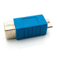 Adaptador USB 3.0 SYSTEM-S cable tipo B hembra a micro B macho en color azul