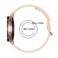 Correa de silicona flexible SYSTEM-S 20mm para Smartwatch Samsung Galaxy Watch 4 Rosa
