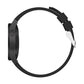 Correa de silicona flexible SYSTEM-S 20mm para Smartwatch Samsung Galaxy Watch 4 Negra